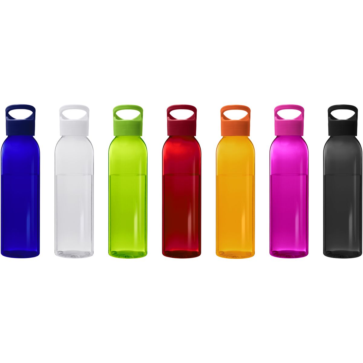 Transparante Tritan-drinkflessen 650 ml met draaggreep
