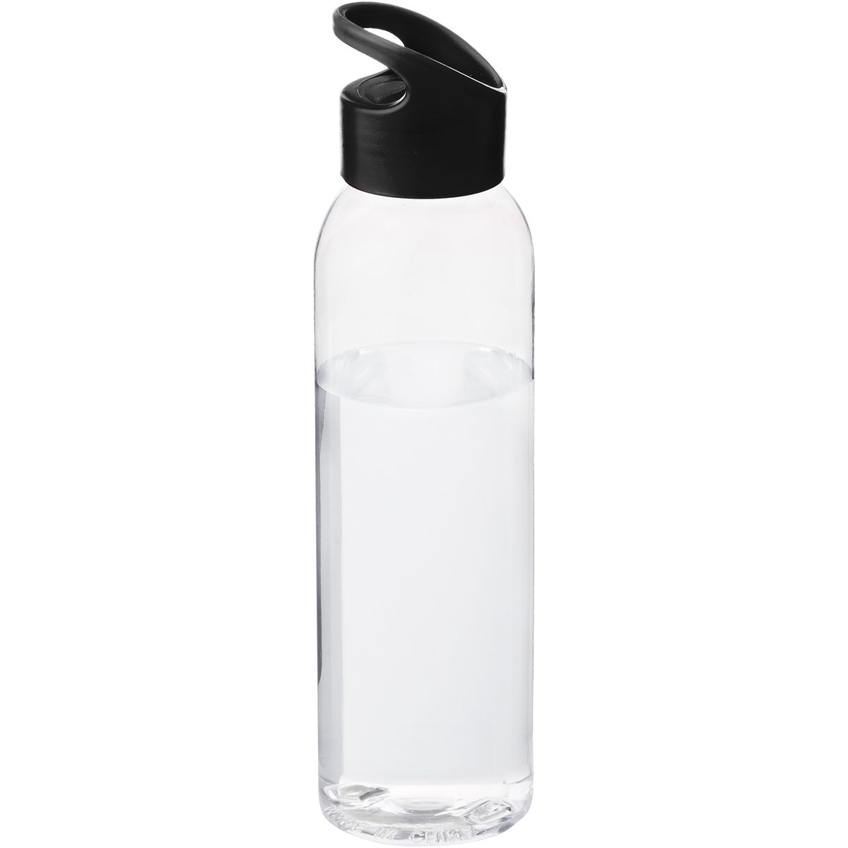 Transparante Tritan-drinkflessen 650 ml met kleuraccent en draaggreep