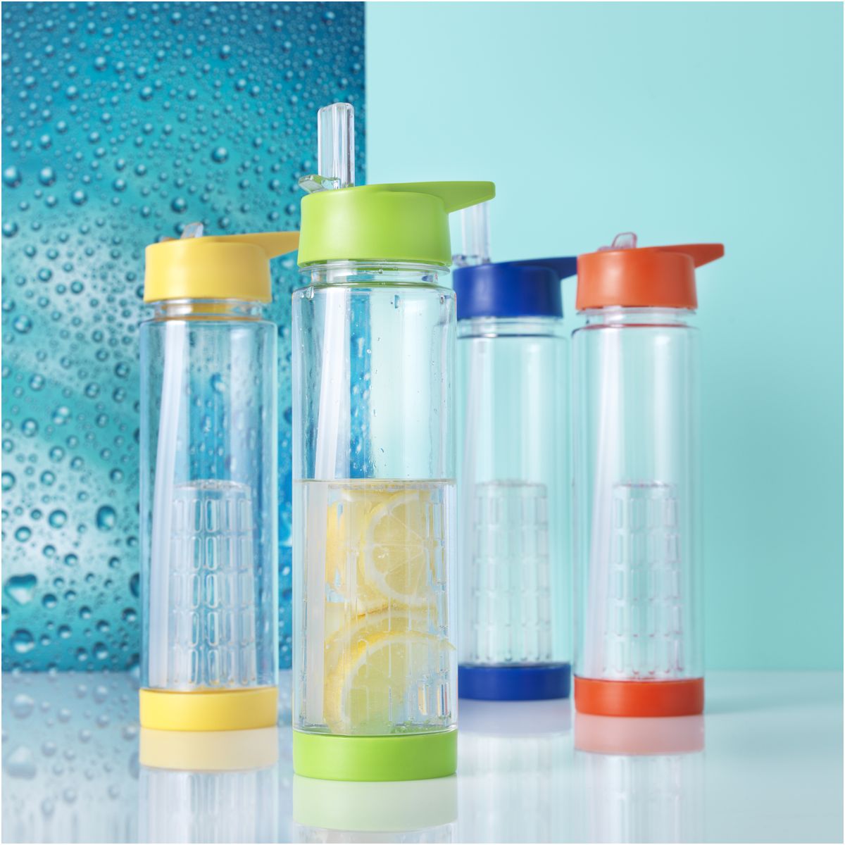 Tritan-drinkflessen 740 ml met fruitinfuser