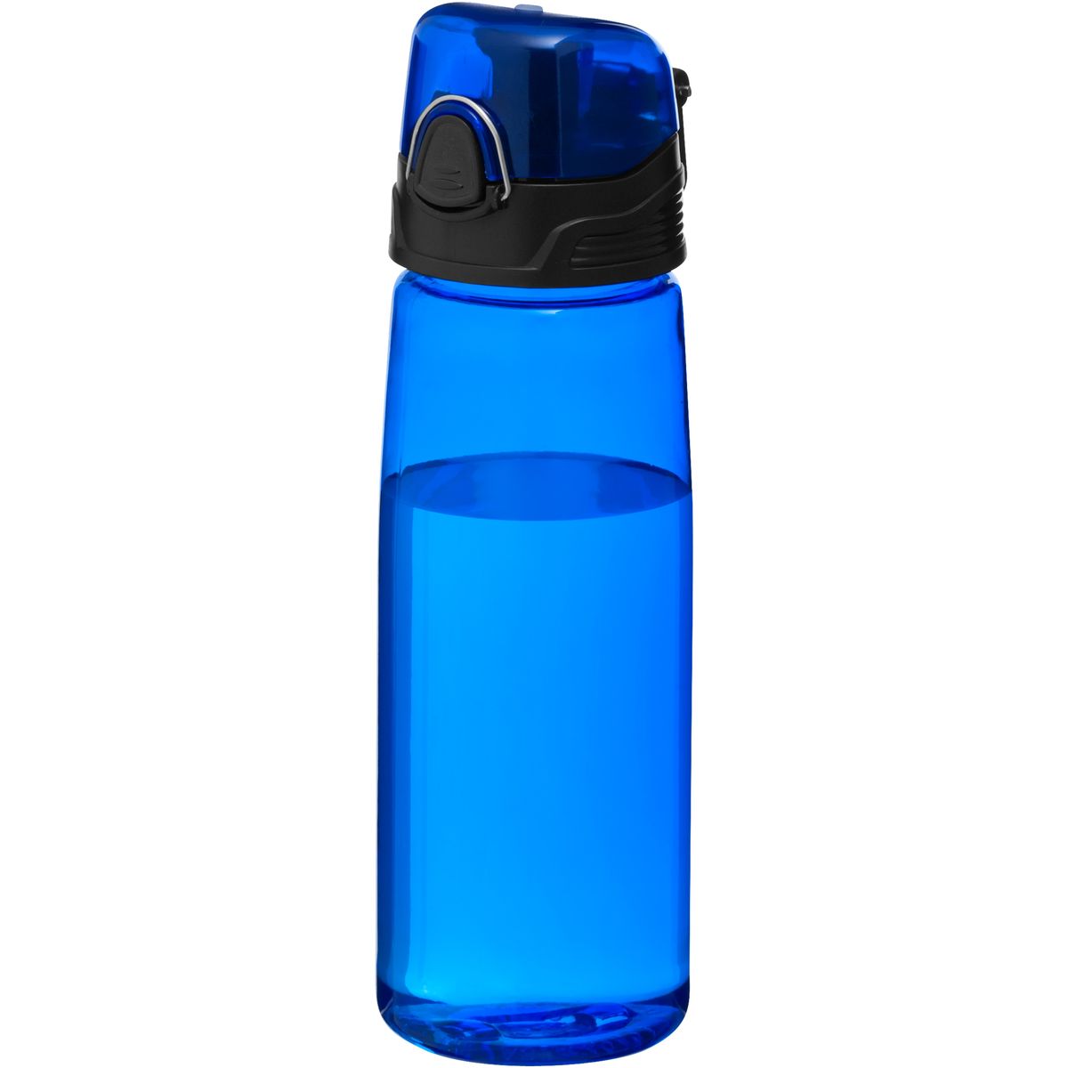 Tritan-sportflessen 700 ml met klapdeksel en drukknop
