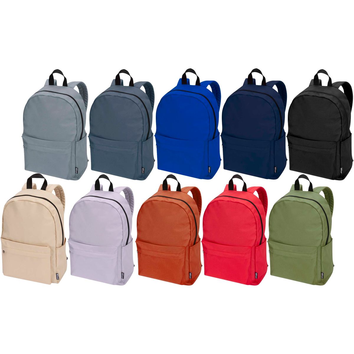 Waterafstotende gerecyclede laptoprugzakken 14 inch, 16 liter