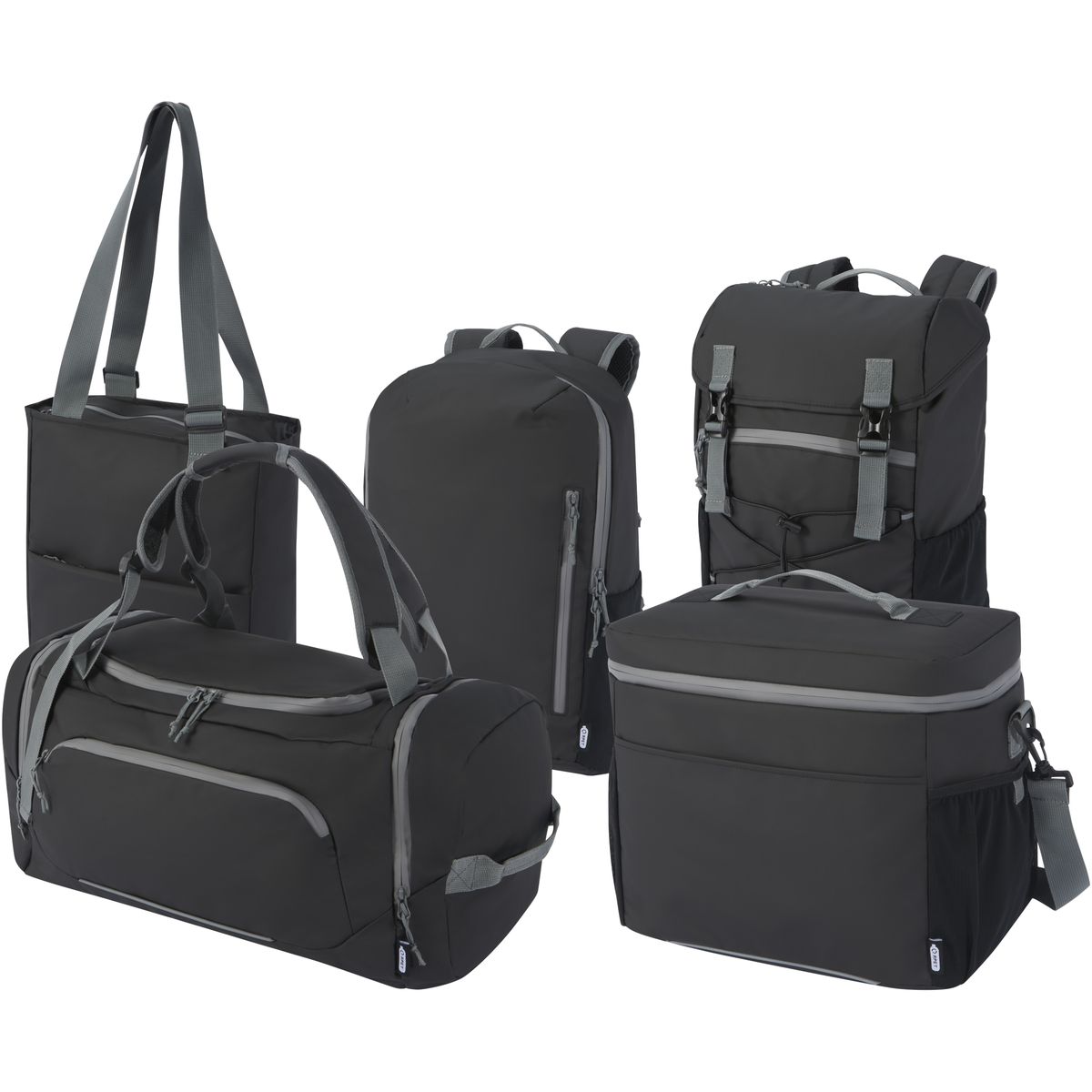 Waterbestendige gerecyclede laptoprugzakken 15 inch, 21 liter