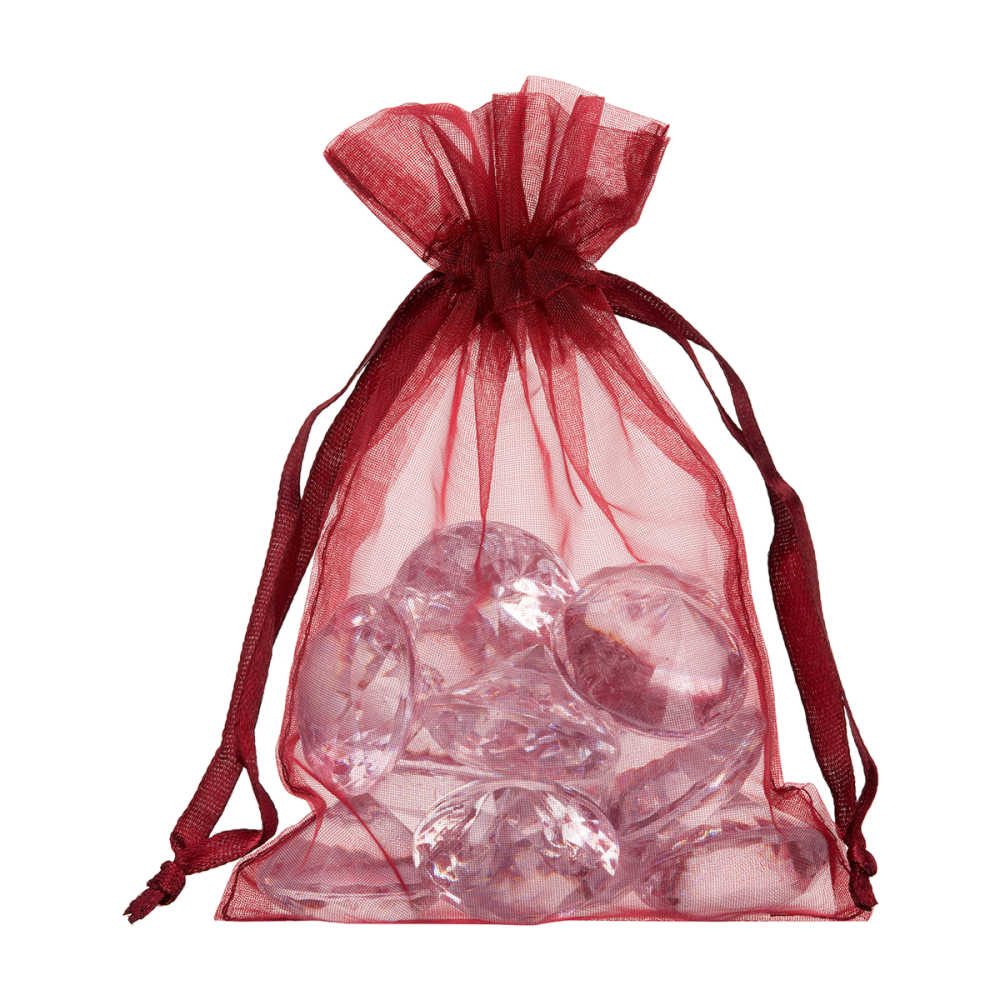 organza bordeauxrood 10x15 cm 2.0